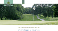 Desktop Screenshot of greensburgcountryclub.com